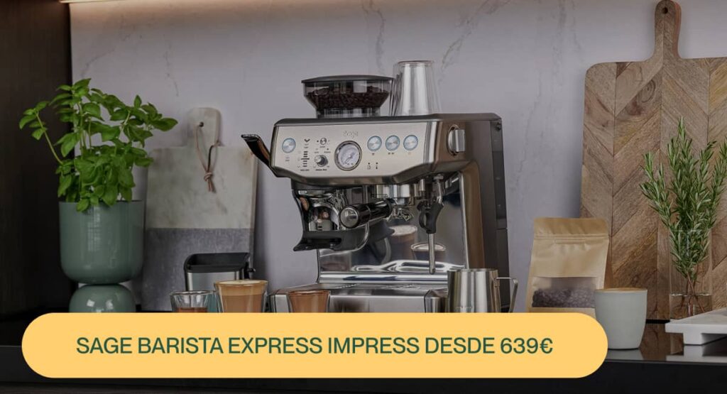 comparativa cafeteras sage: Sage Barista Express Impress precio suscripción