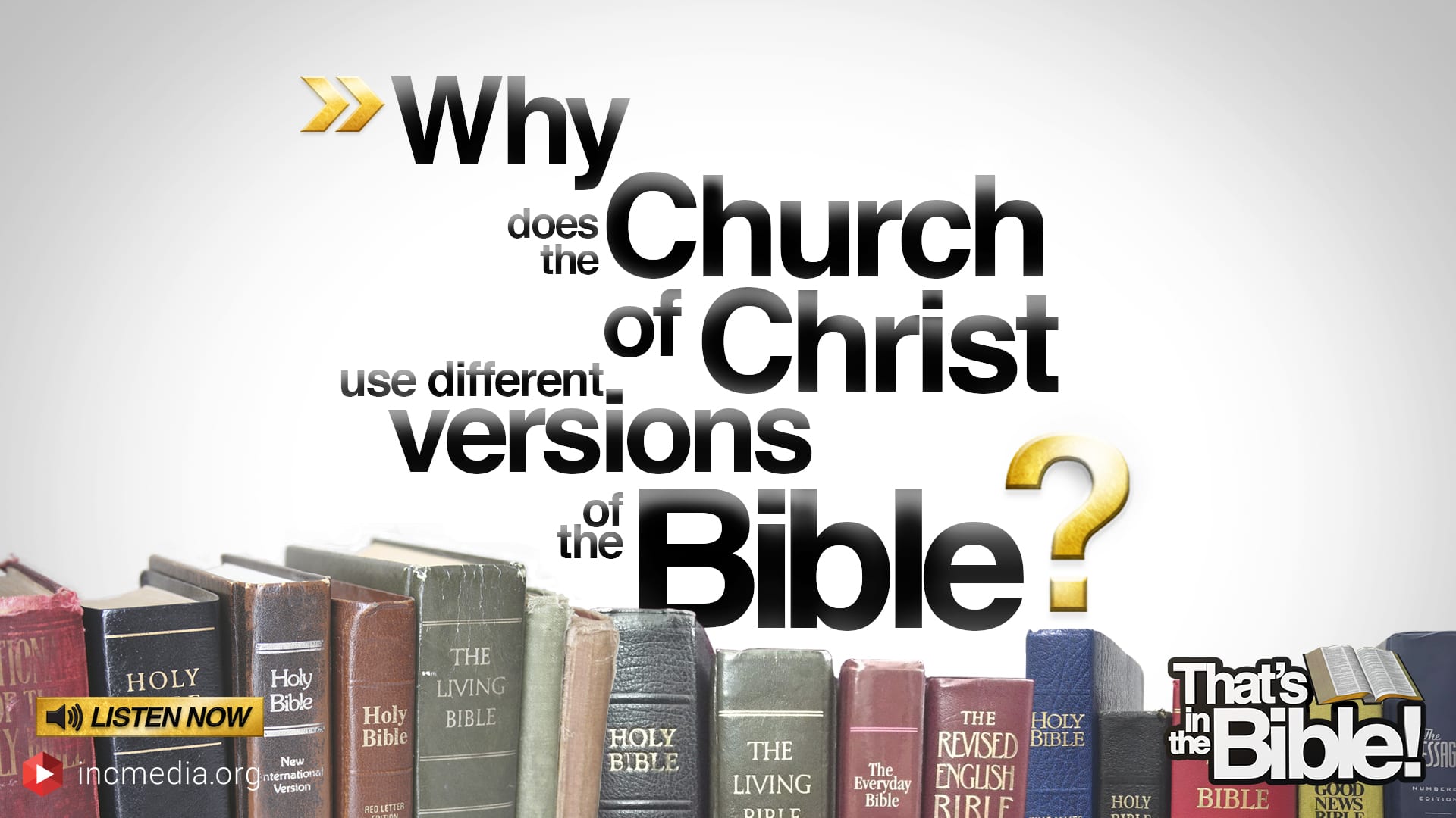 why-does-the-church-of-christ-use-different-versions-of-the-bible