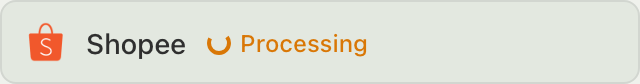 Processing badge