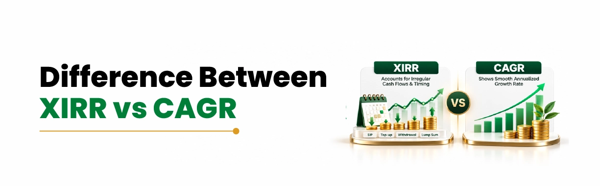 XIRR vs CAGR: Why the Same SIP Shows Two Different Returns