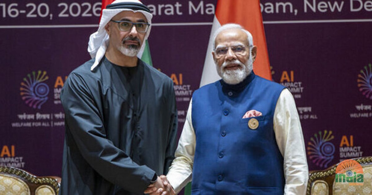PM Modi meets UAE crown Prince: ties at AI Impact Summit