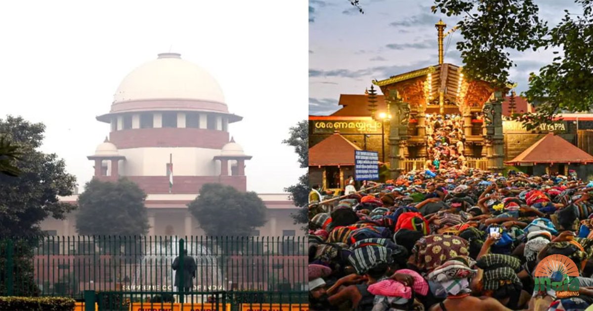 सबरीमाला मंदिर में महिलाओं के प्रवेश पर विवाद: केंद्र ने SC में रखा पक्ष, कहा—परंपरा से जुड़ा है मामला