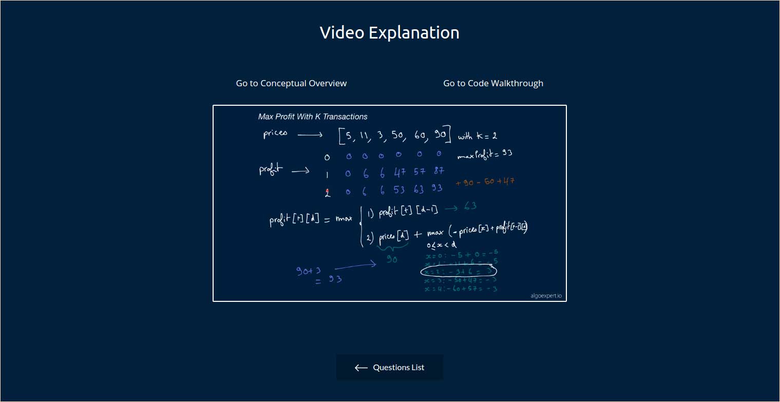 AlgoExpert Sample Video