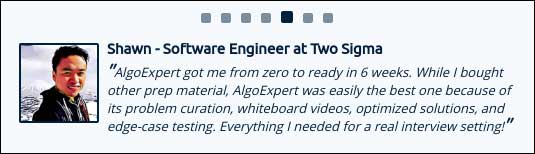 AlgoExpert Testimonial 2