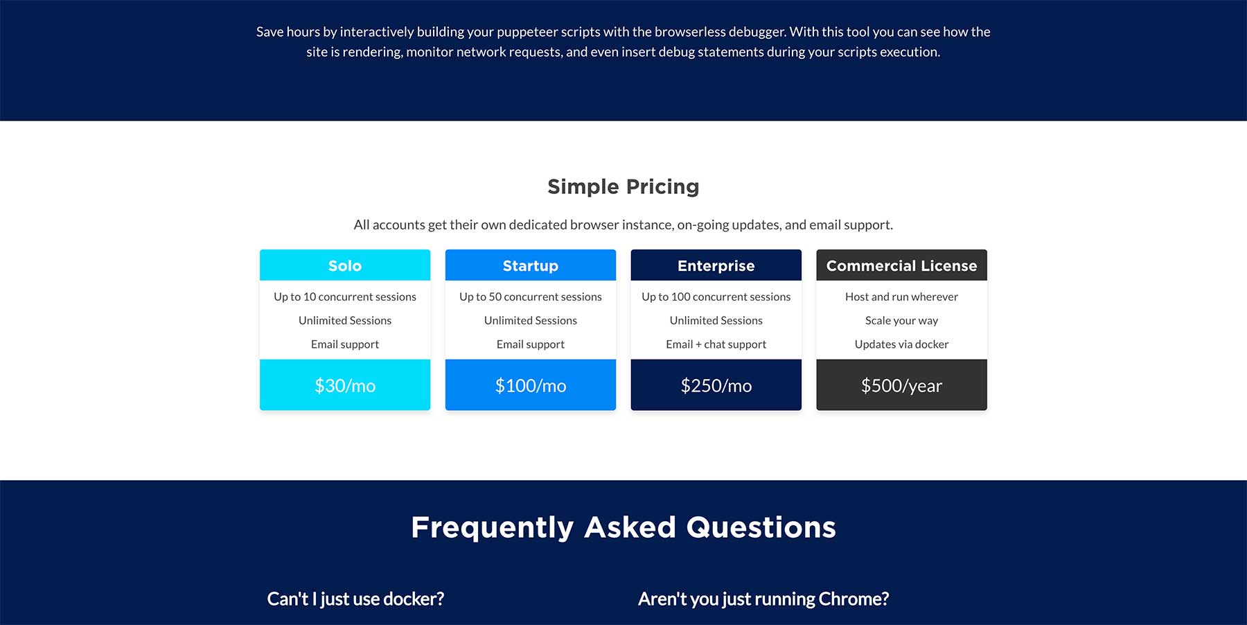 browserless pricing