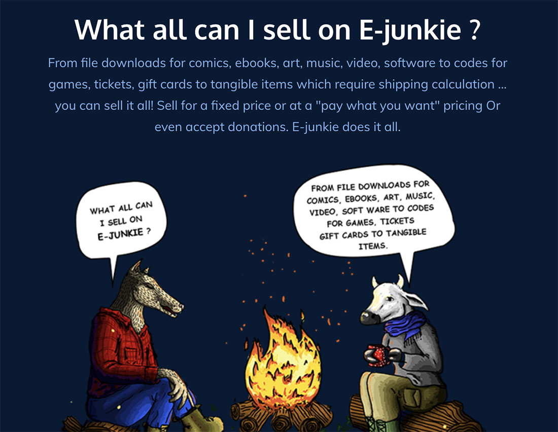 E-junkie what to sell