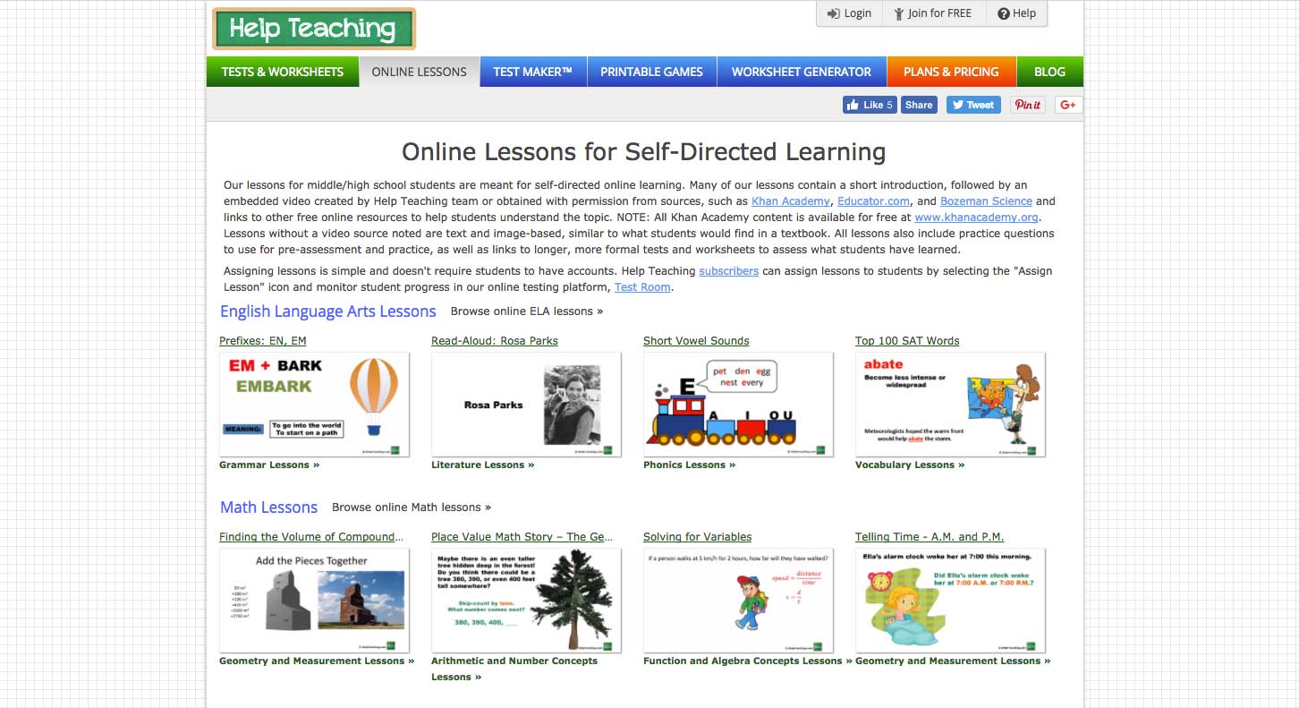 HelpTeaching.com Online Courses