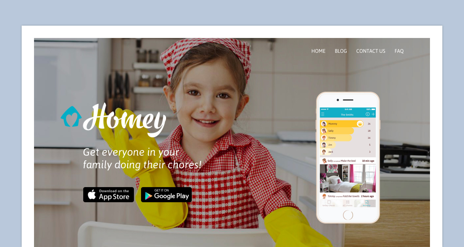 Homey Website