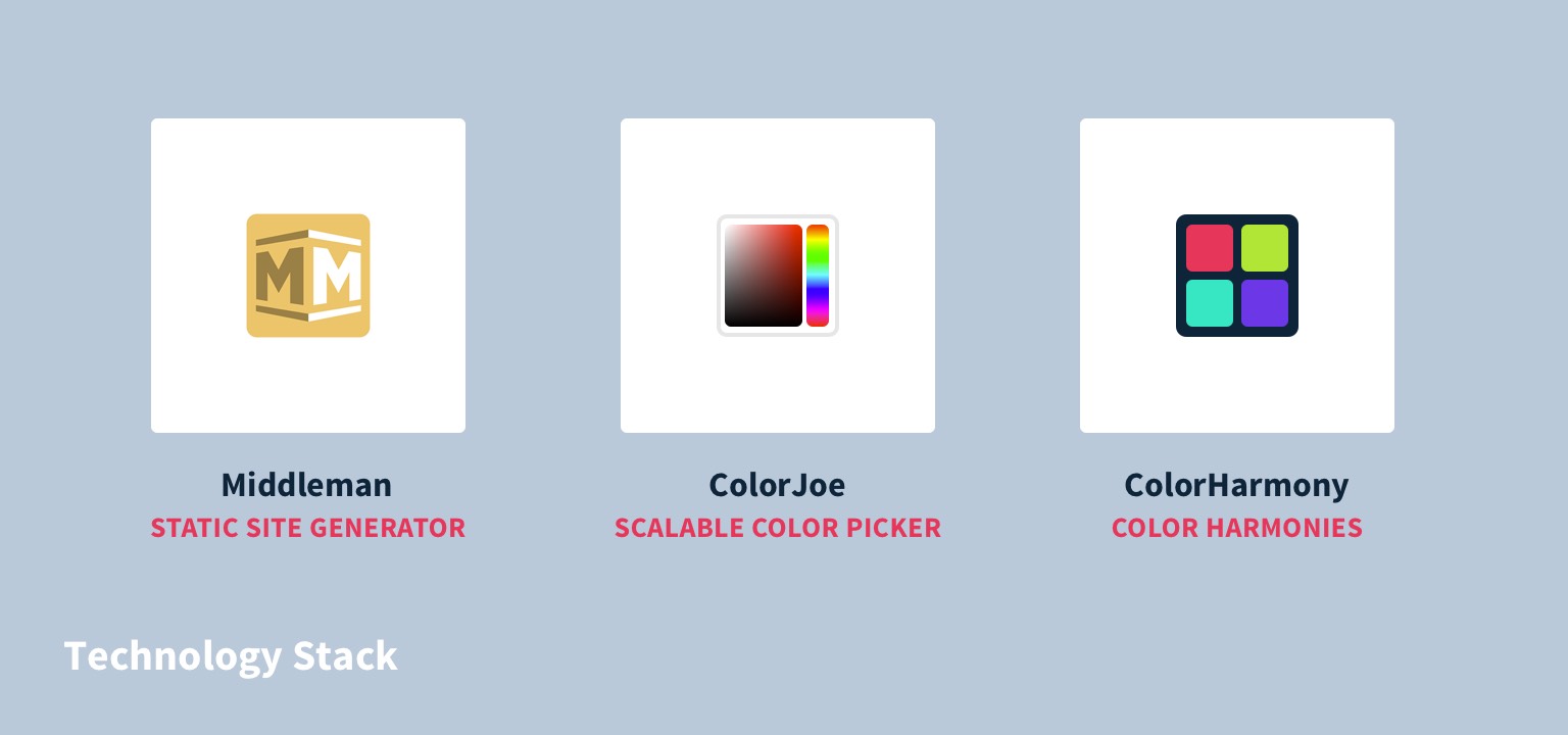 Tech Stack: Middleman, ColorJoe, and ColorHarmony