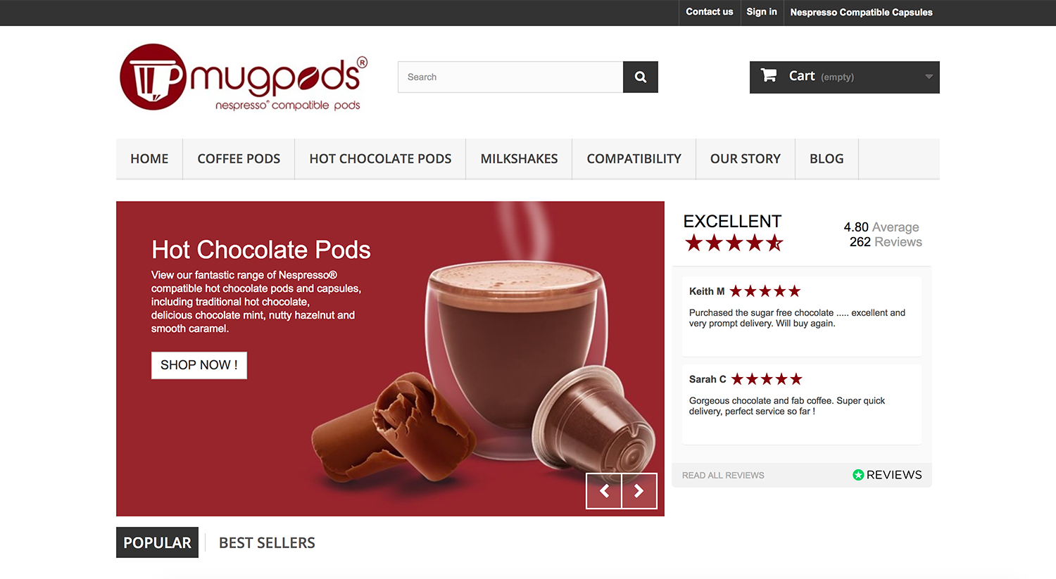 mugpods Home Page