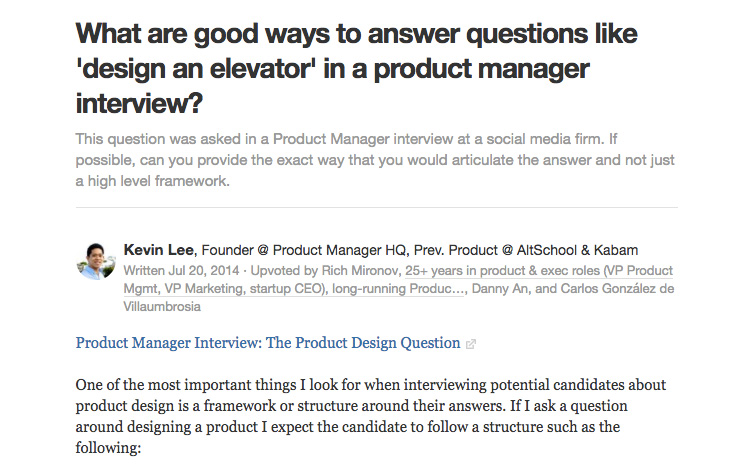 Quora Answer