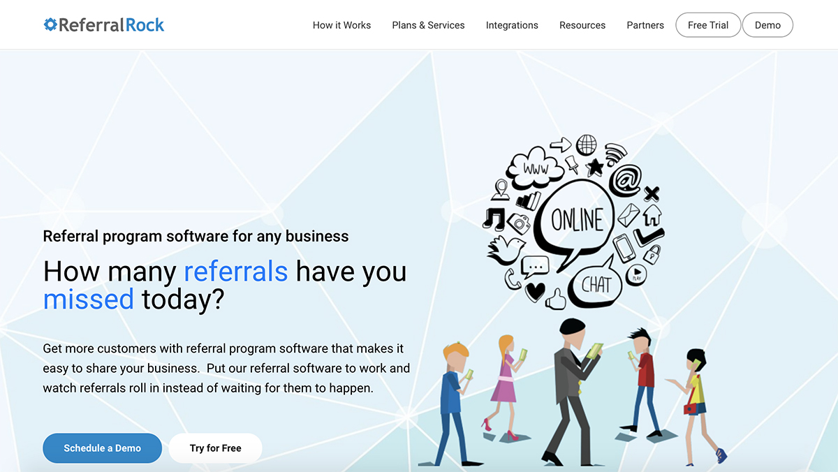 Referral Rock Homepage