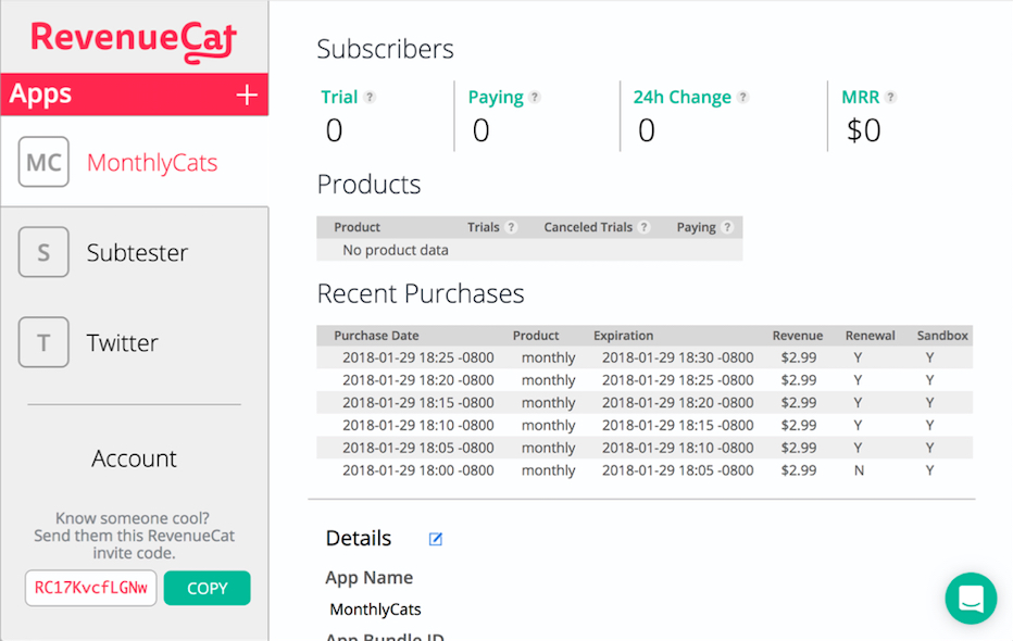 dashboard v1