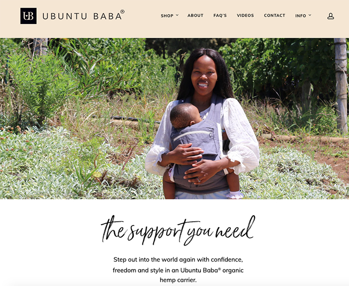 ubuntu baby carrier for sale