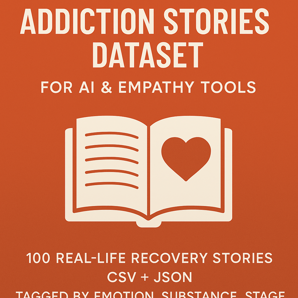 Addiction Stories Dataset for AI & Empathy Tools