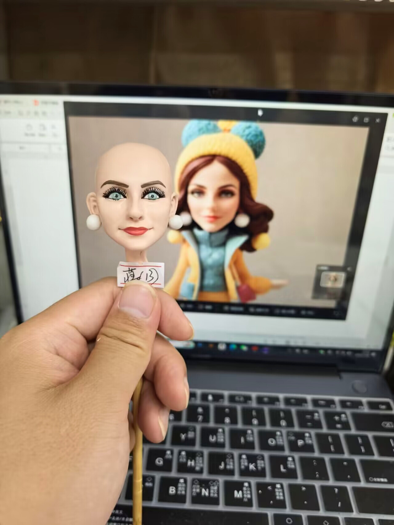 AI-Designed custom bobblehead