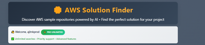 AWS Solution Finder