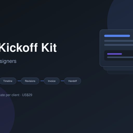 Client Kickoff Kit