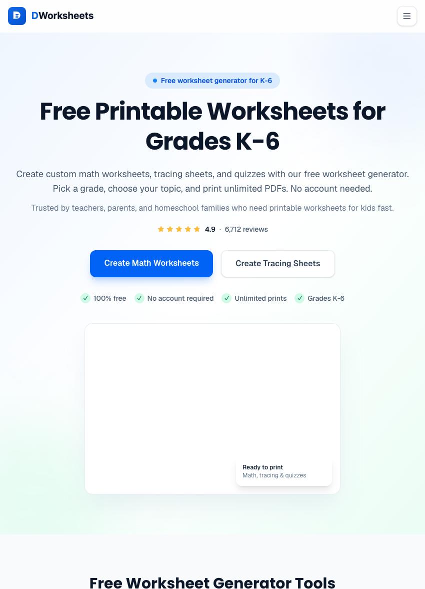 DWorksheets