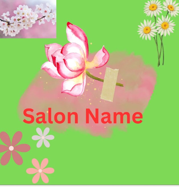Editable Canva Salon Design