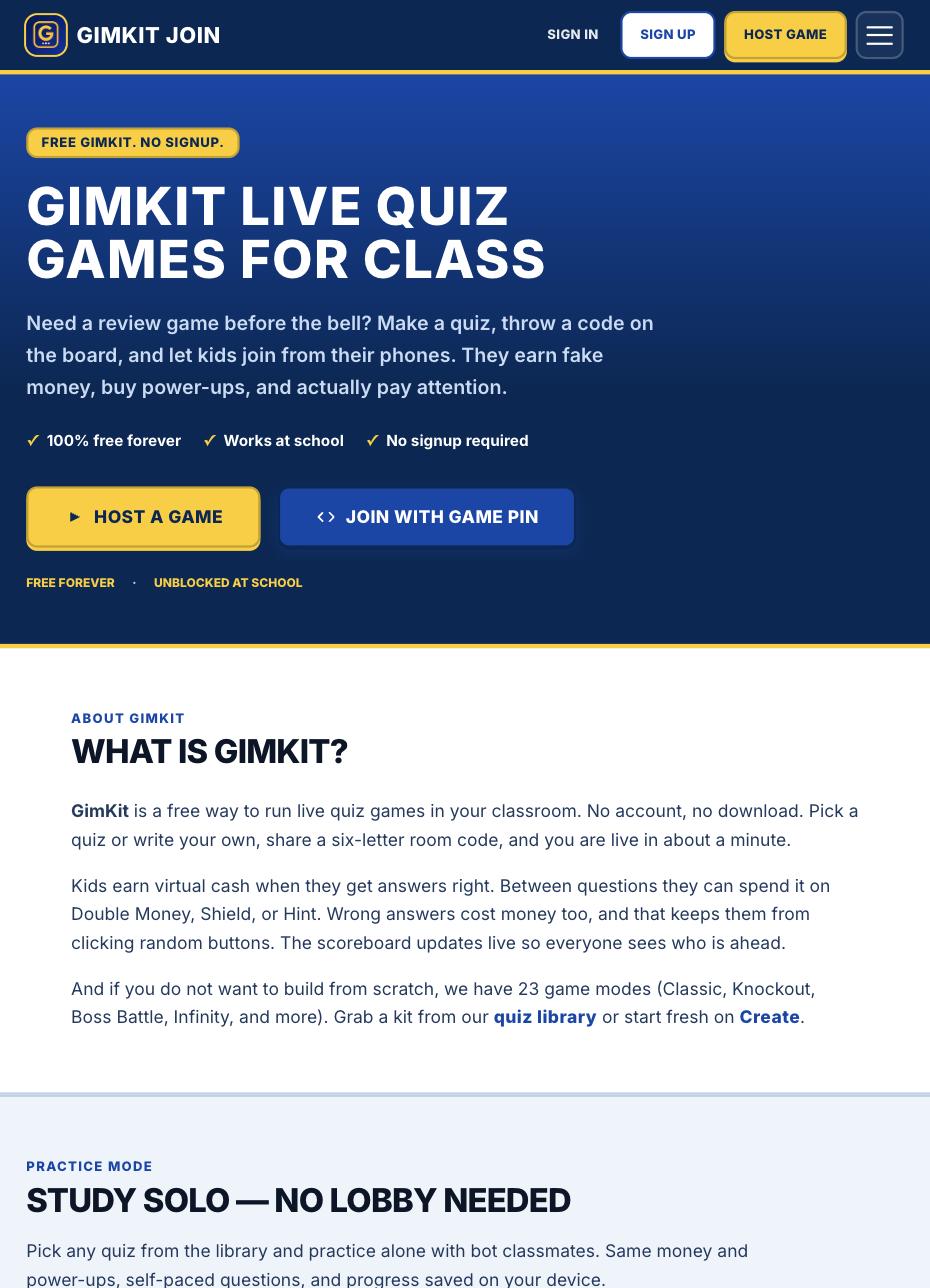 GimKit Join