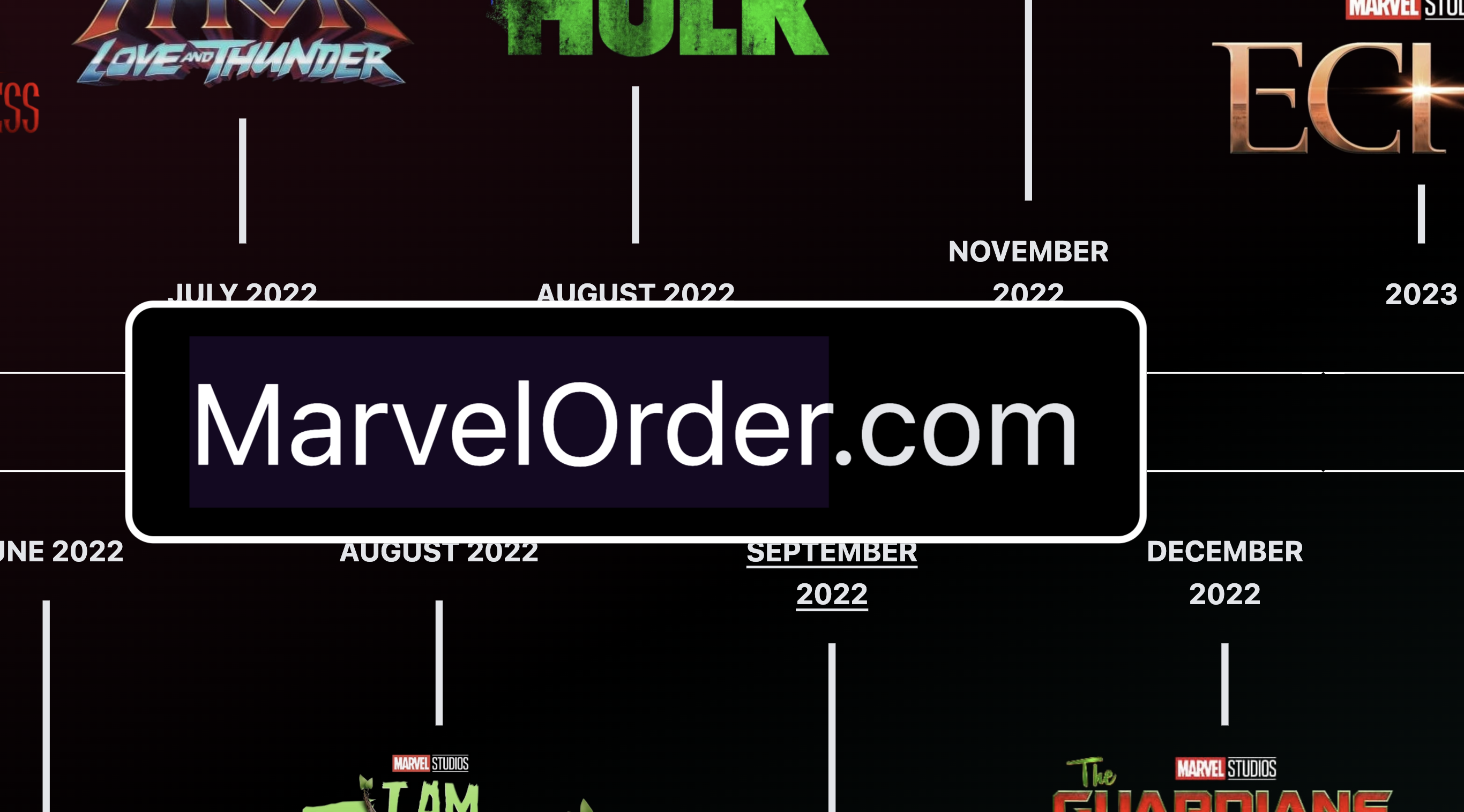 Marvel Order