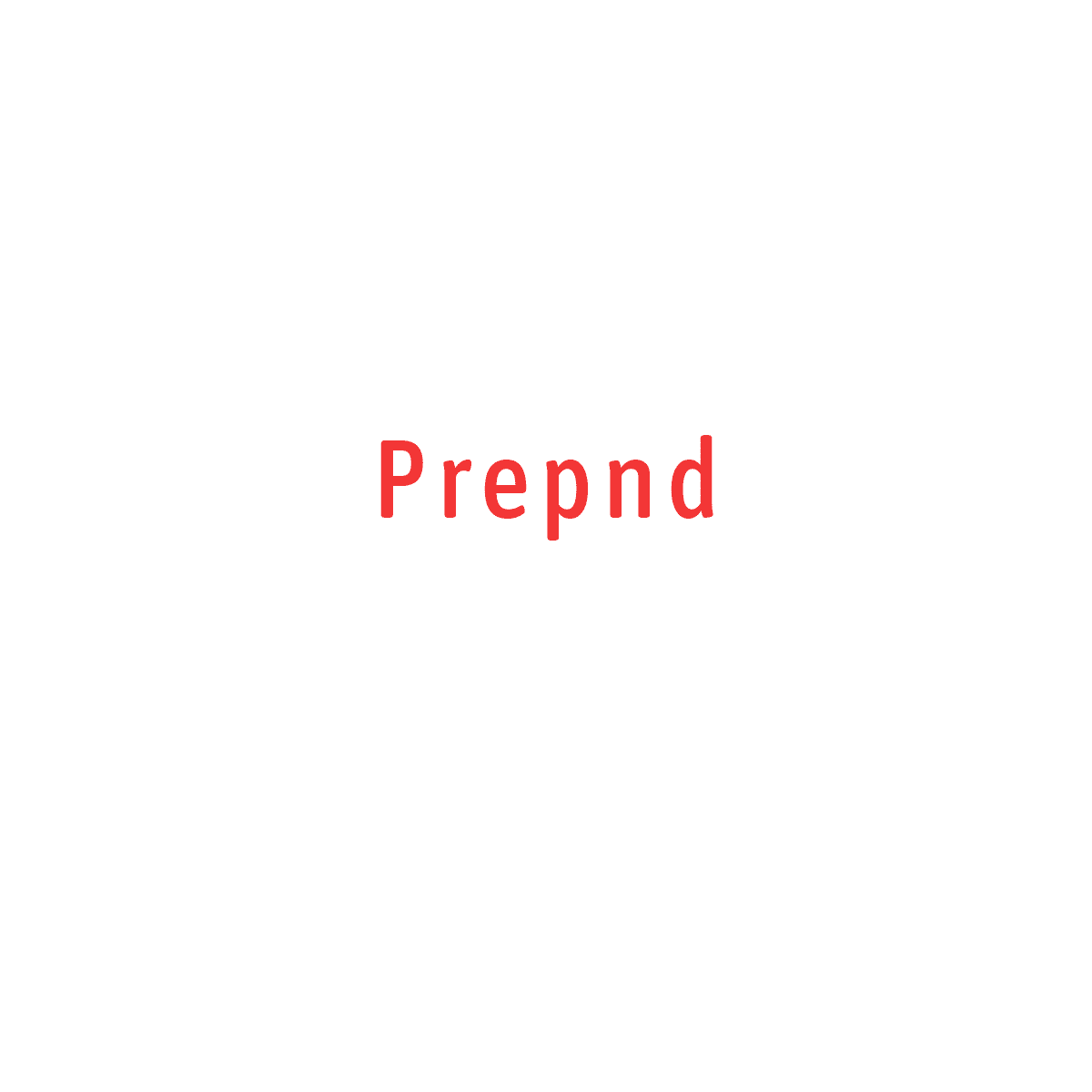 Prepnd