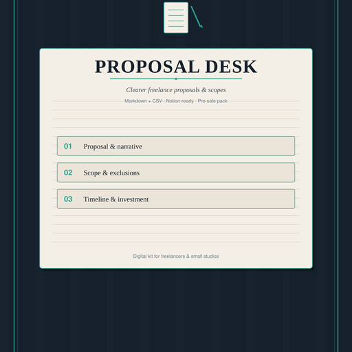 Proposal Desk