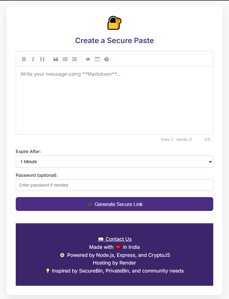 Secure-Paste