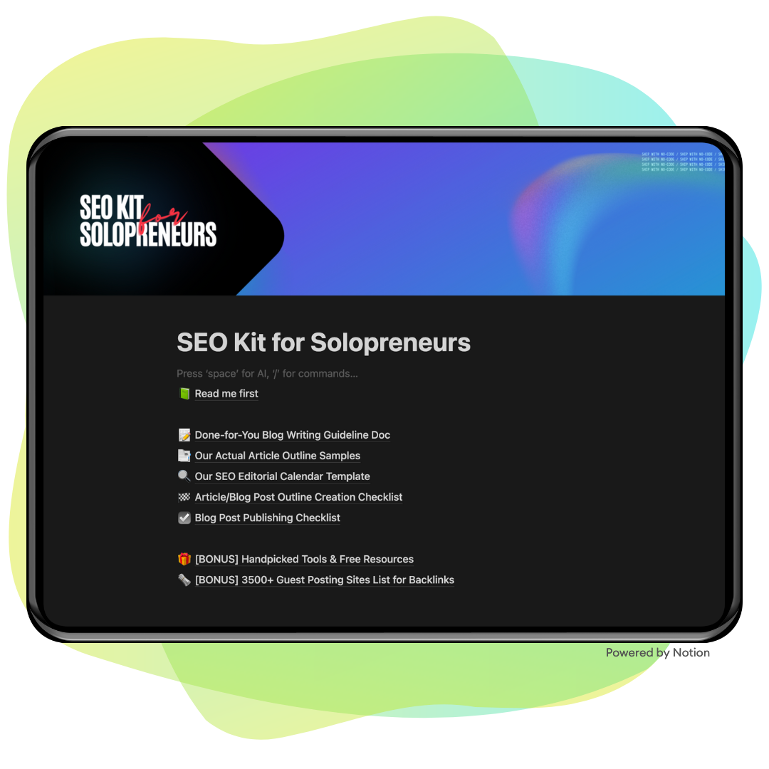 SEO Kit for Solopreneurs