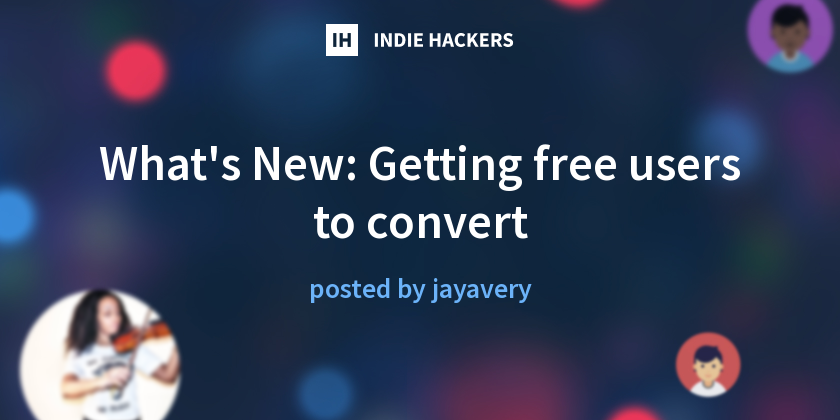What's New: Getting free users to convert thumbnail