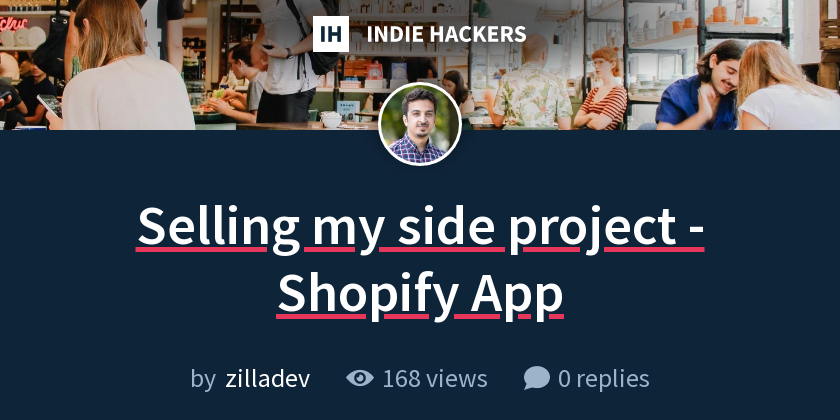 Selling my side project - Shopify App