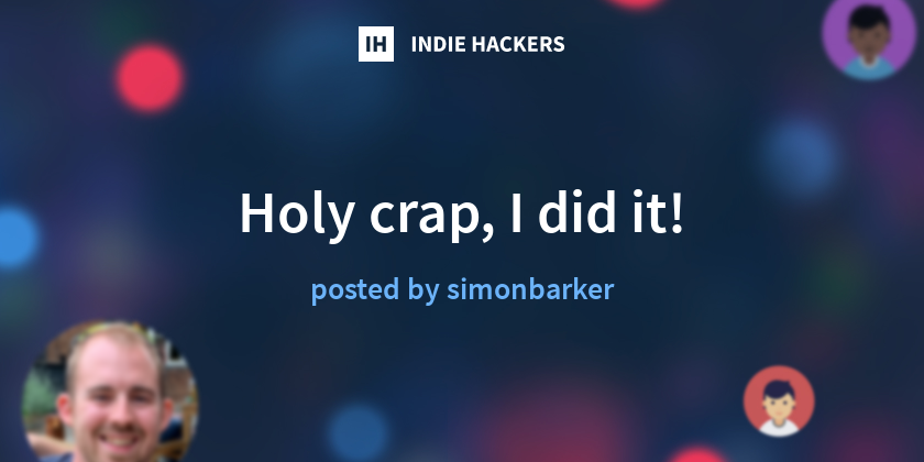 Holy crap, I did it!