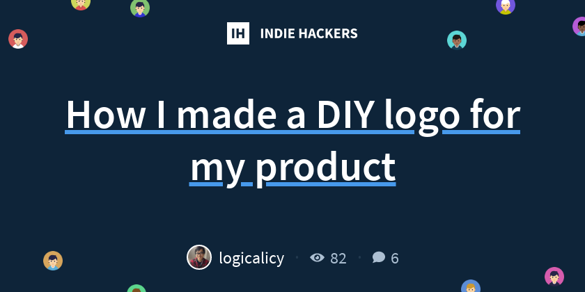 How I made a DIY logo for my product - Indie Hackers