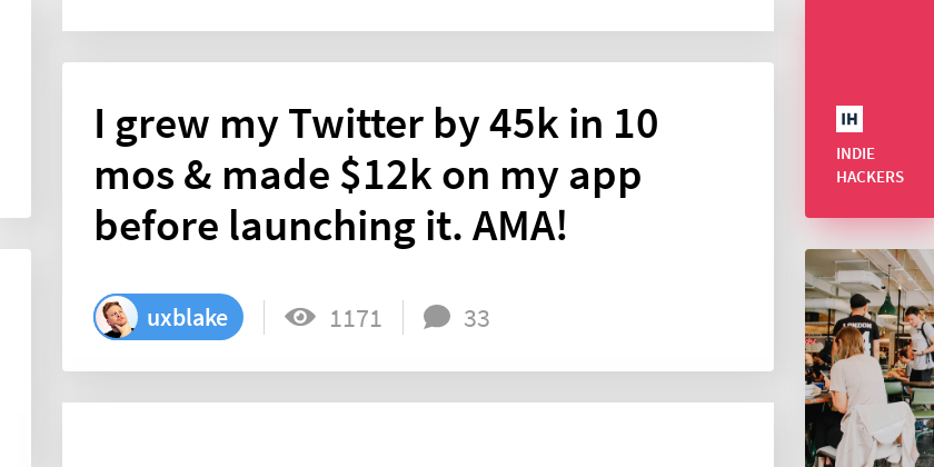 I grew my Twitter by 45k in 10 mos & made $12k on my app before launching it. AMA!