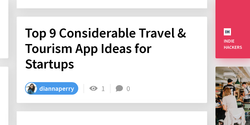 tourism startups ideas