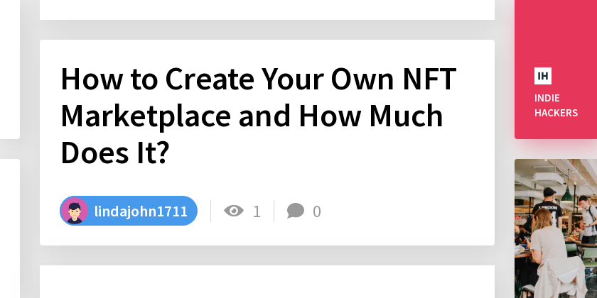 How to Create Your Own NFT Marketplace and How Much Does It? - Indie ...