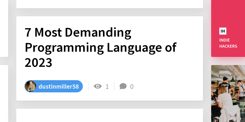 7 Most Demanding Programming Language of 2023 - Indie Hackers
