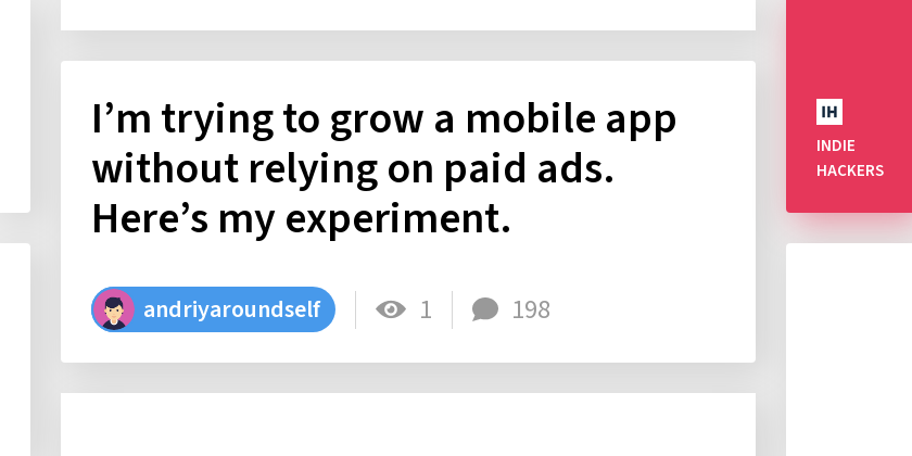 I’m trying to grow a mobile app without relying on paid ads. Here’s my experiment.
