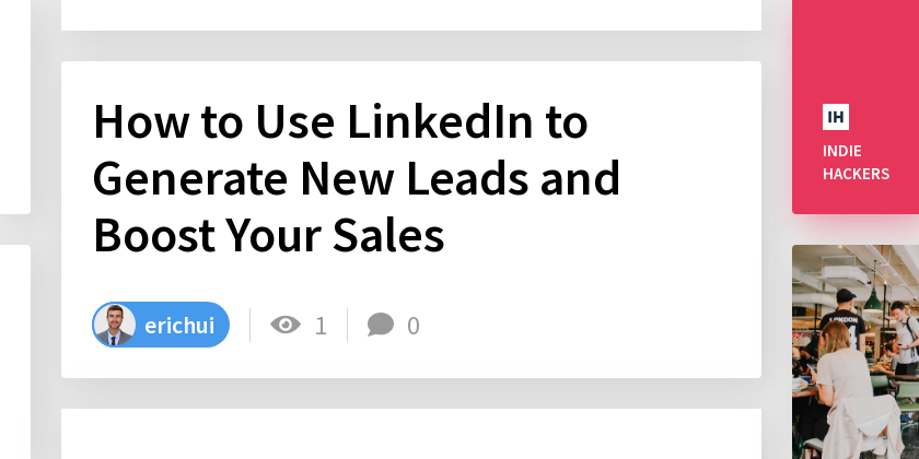 How to Use LinkedIn to Generate New Leads and Boost Your Sales - Indie ...