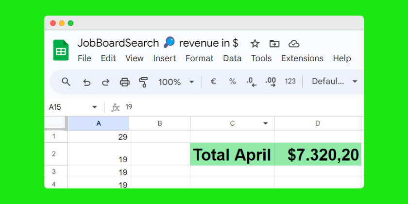 Passed $7k 💵 in a month with my boring directory of job boards