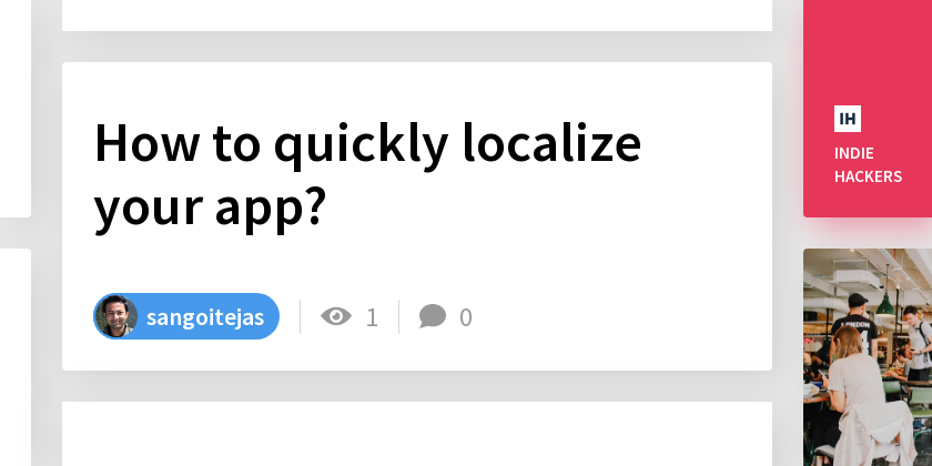 How to quickly localize your app? - Indie Hackers