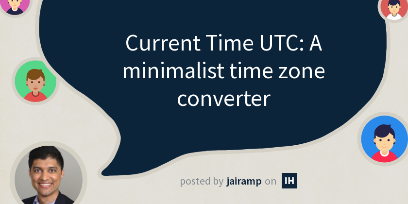 utc time zone converter