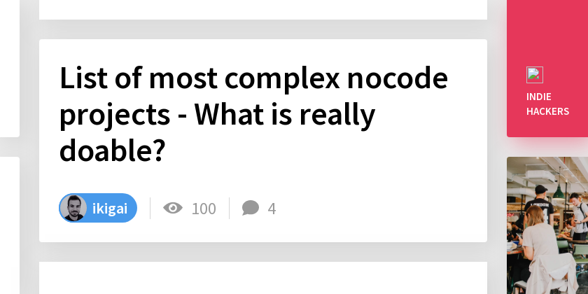 List of most complex nocode projects - What is really doable? - Indie ...