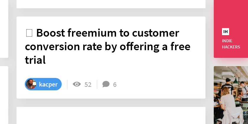 💡 Boost freemium to customer conversion rate by offering a free trial ...