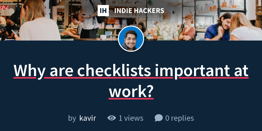 why-are-checklists-important-at-work