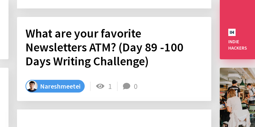 What are your favorite Newsletters ATM? (Day 89 -100 Days Writing ...