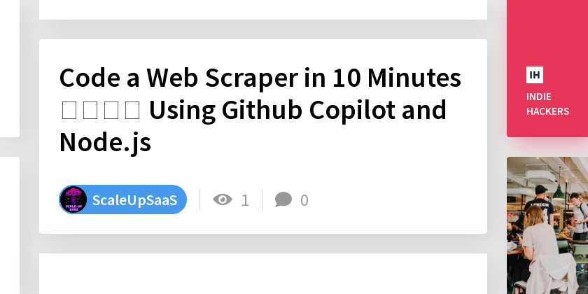 Code a Web Scraper in 10 Minutes 👨‍💻🦾🚀 Using Github Copilot and Node.js ...
