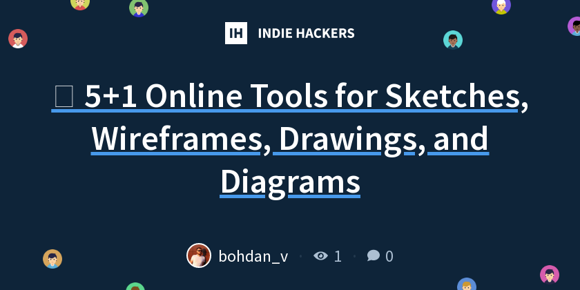 🖌️ 5+1 Online Tools for Sketches, Wireframes, Drawings, and Diagrams ...