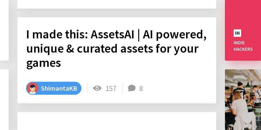 I made this: AssetsAI | AI powered, unique & curated assets for your ...